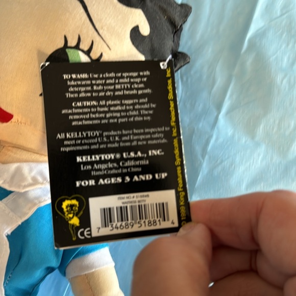 New Betty Boop Vintage KellyToy Classic Waitress Doll - Picture 8 of 11